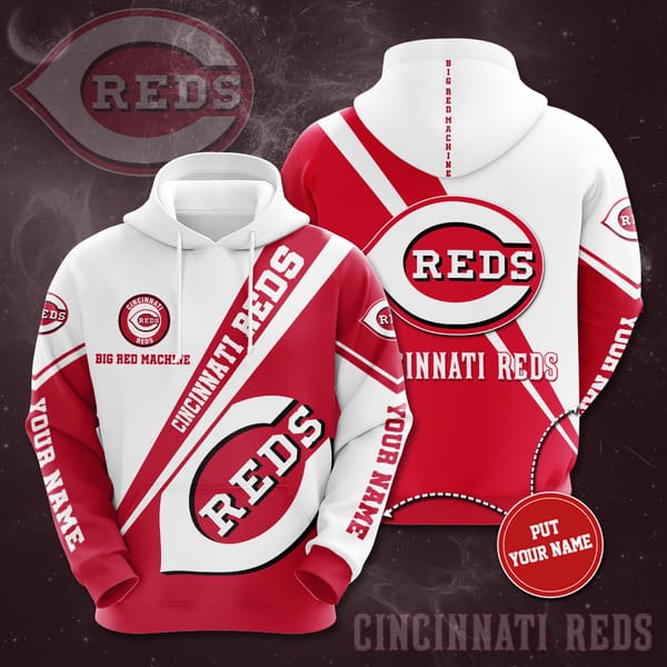 Personalized Cincinnati Reds No431 Custom Hoodie 3D