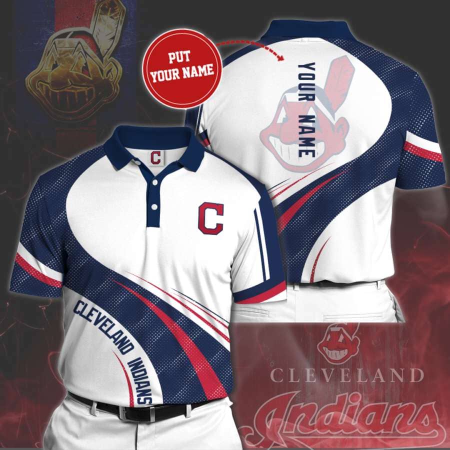 Personalized Cleveland Indians No79 Polo Shirt