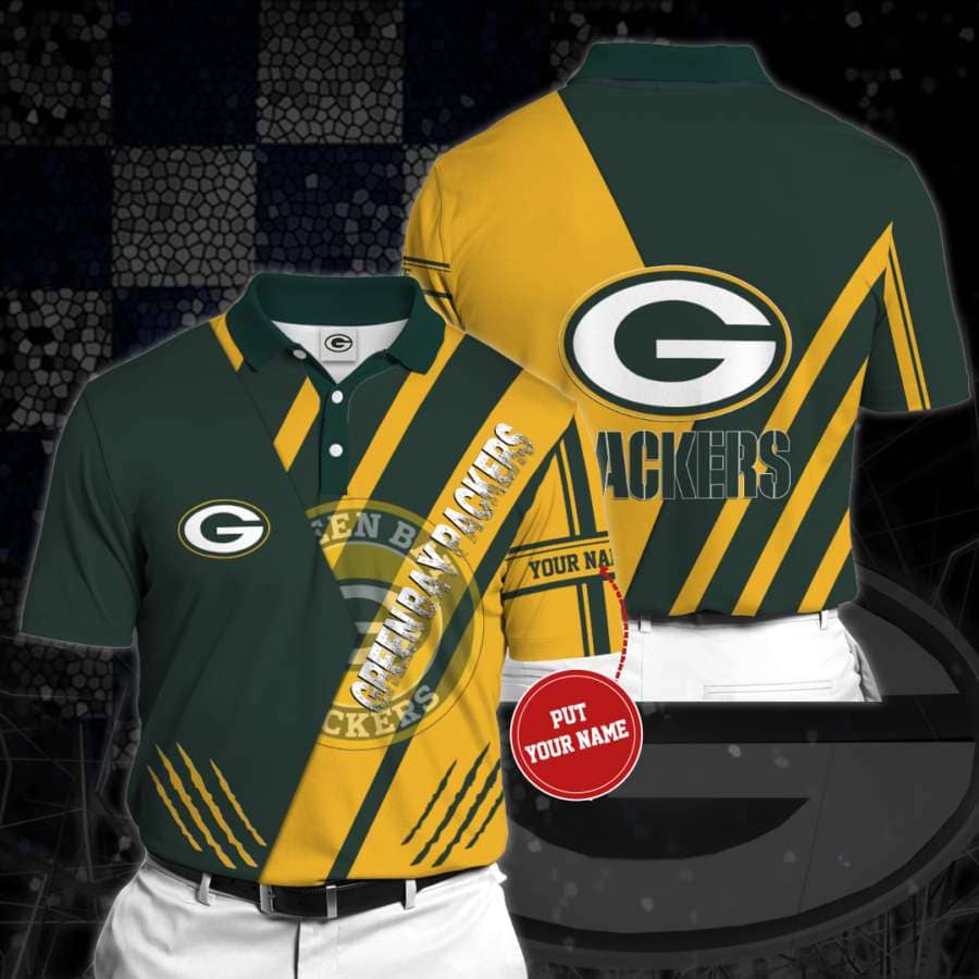 Personalized Green Bay Packers No97 Polo Shirt