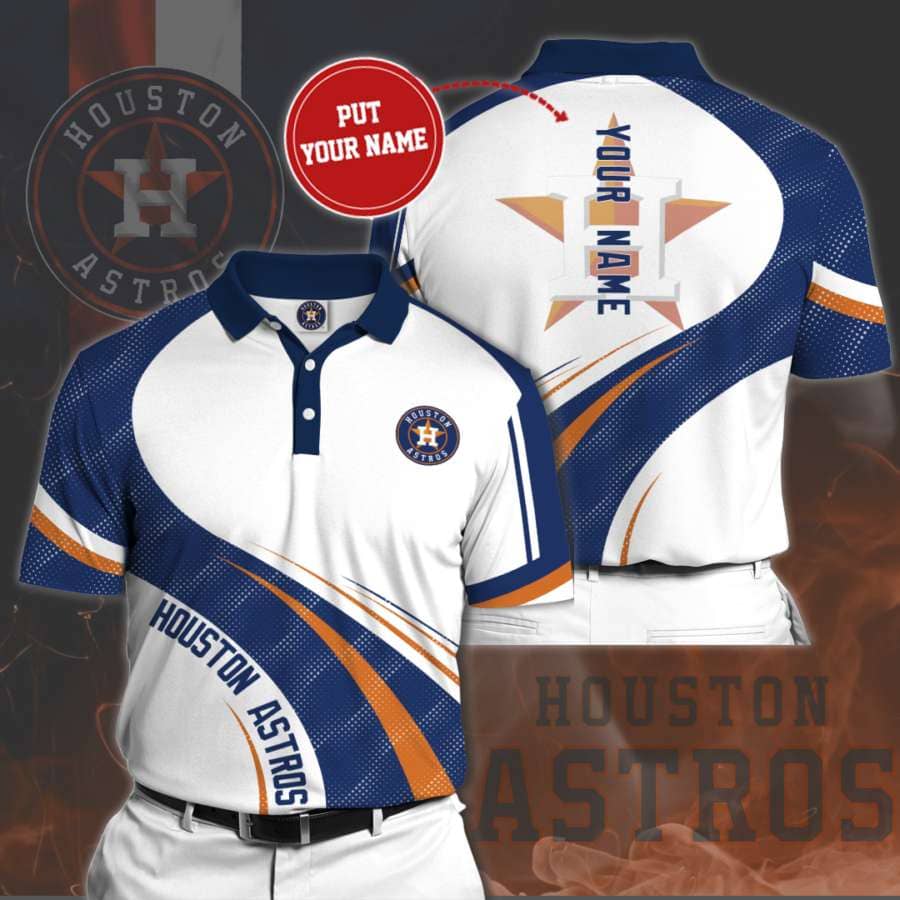Personalized Houston Astros No100 Polo Shirt