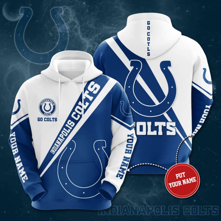 Personalized Indianapolis Colts No842 Custom Hoodie 3D