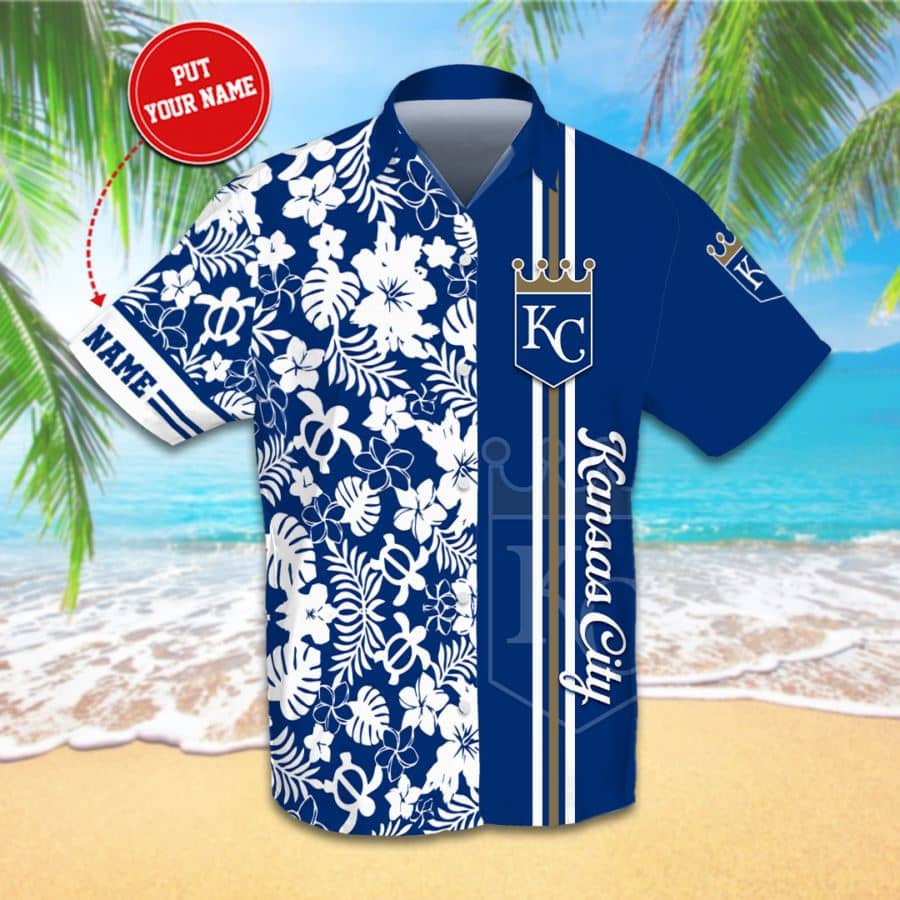 Personalized Kansas City Royals Custom No91 Hawaiian Shirts