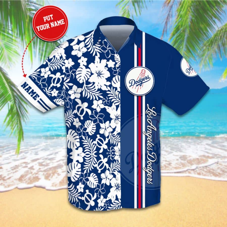 Personalized Los Angeles Dodgers Custom No93 Hawaiian Shirts