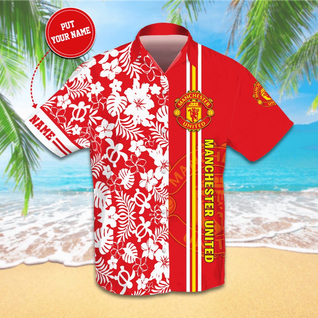 Personalized Manchester United Custom No98 Hawaiian Shirts