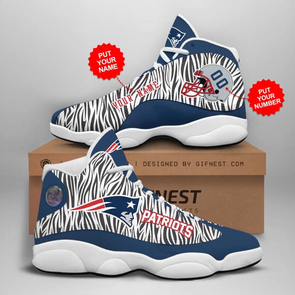 Personalized New England Patriots Custom No231 Air Jordan Shoes