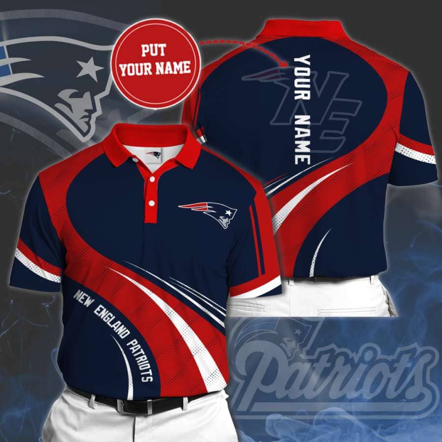 Personalized New England Patriots No131 Polo Shirt