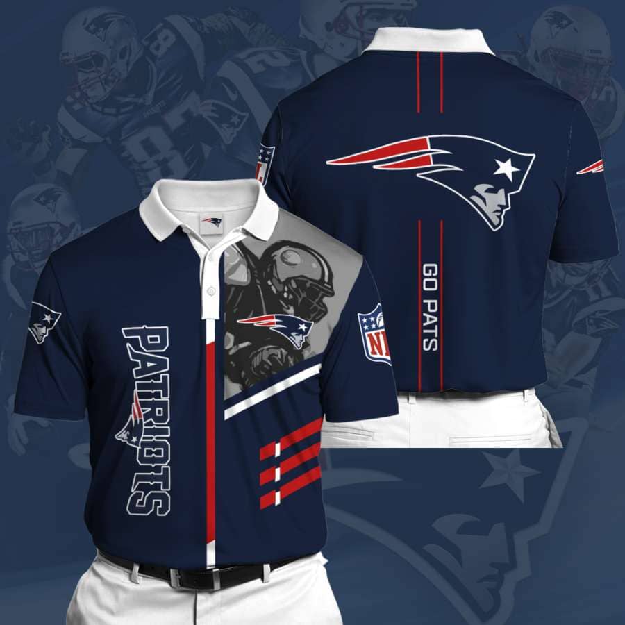 Personalized New England Patriots No54 Polo Shirt