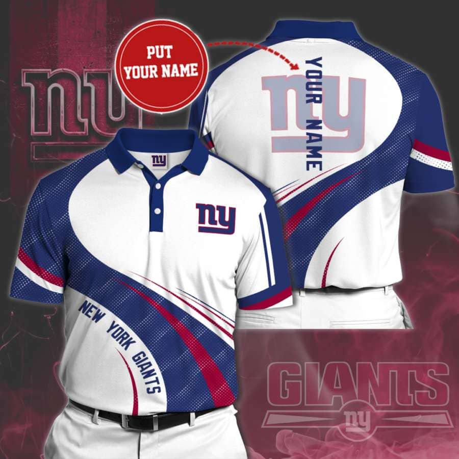Personalized New York Giants No134 Polo Shirt