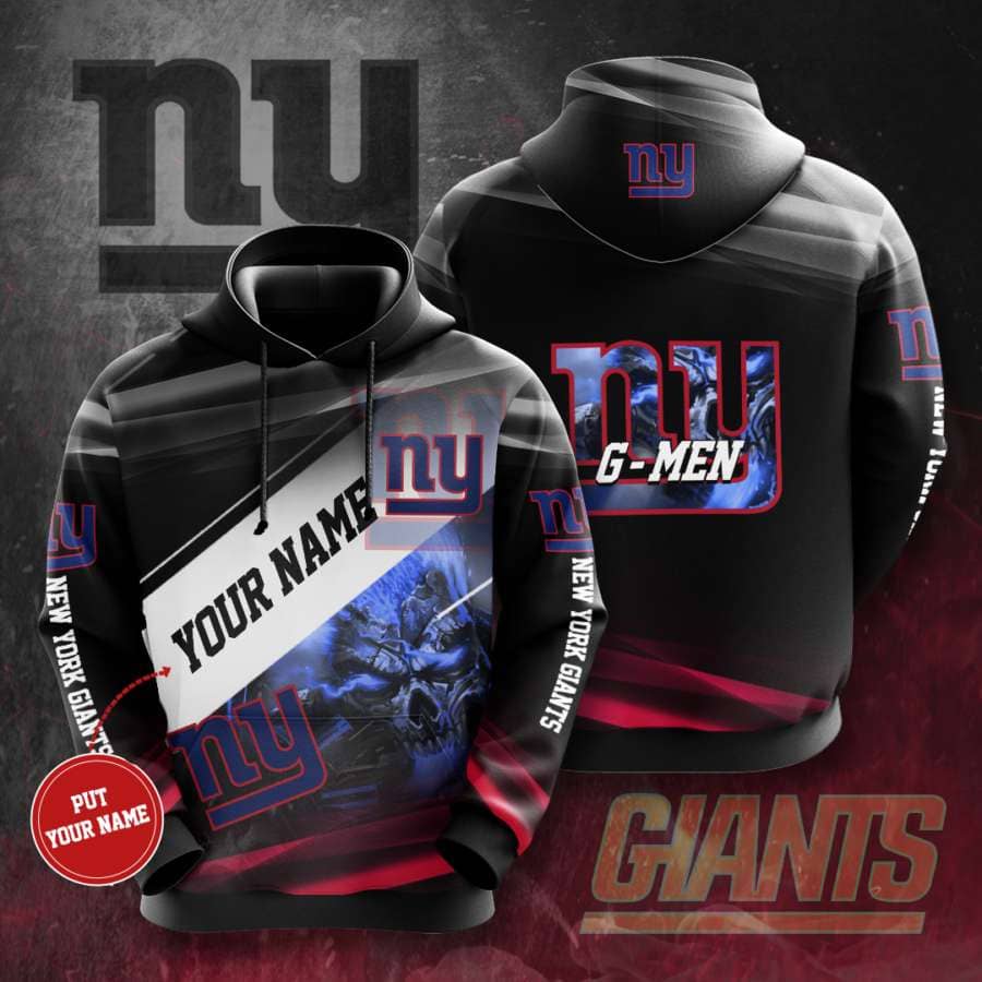 Personalized New York Giants No1362 Custom Hoodie 3D