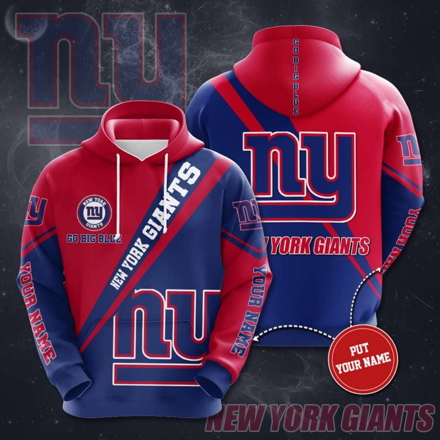 Personalized New York Giants No1363 Custom Hoodie 3D