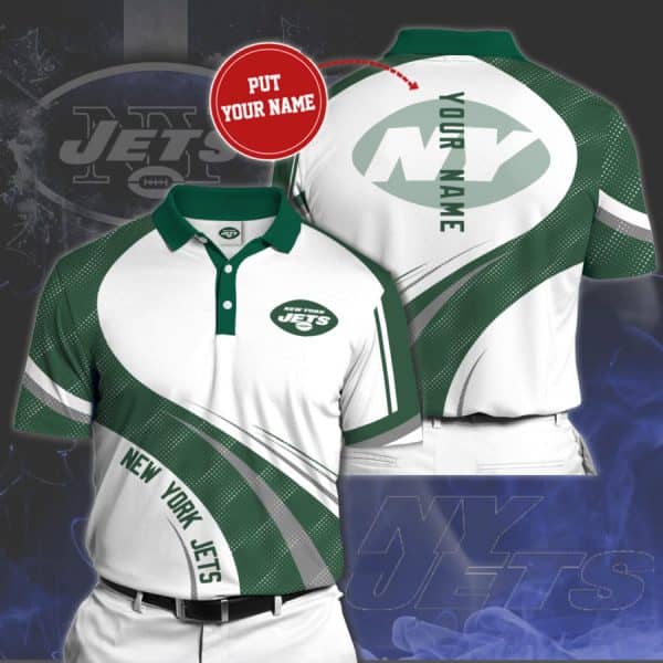 Personalized New York Jets No135 Polo Shirt