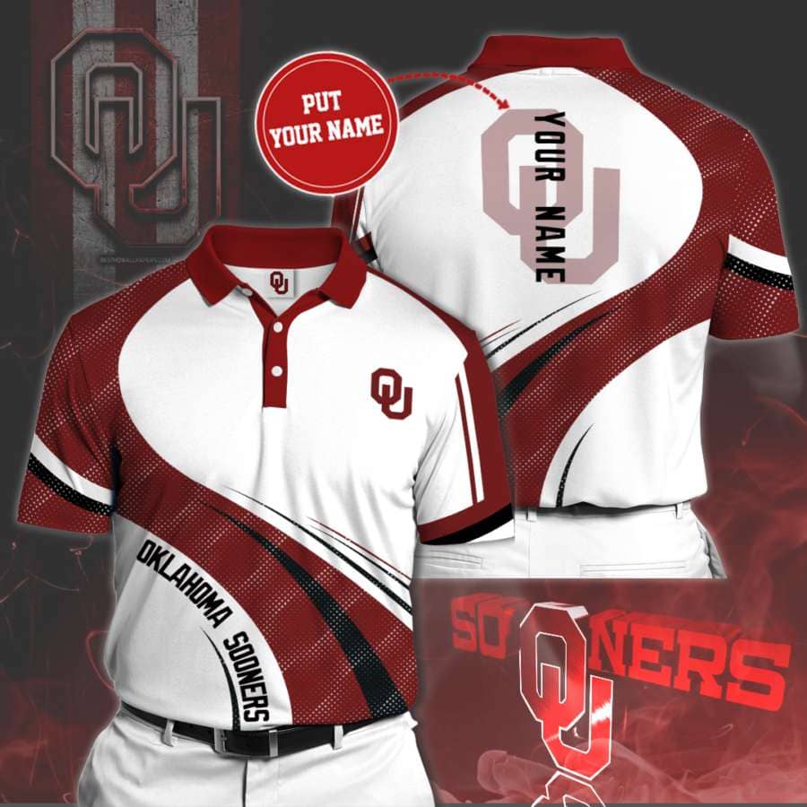 Personalized Oklahoma Sooners No140 Polo Shirt