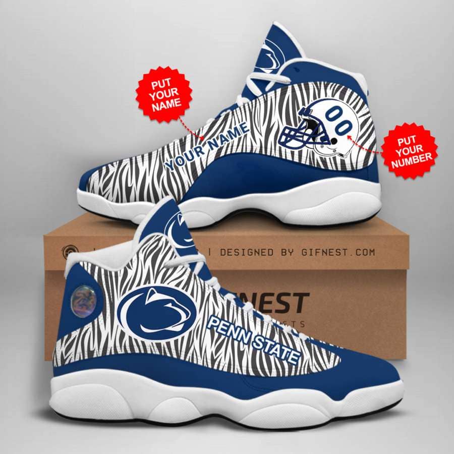 Personalized Penn State Nittany Lions Custom No260 Air Jordan Shoes
