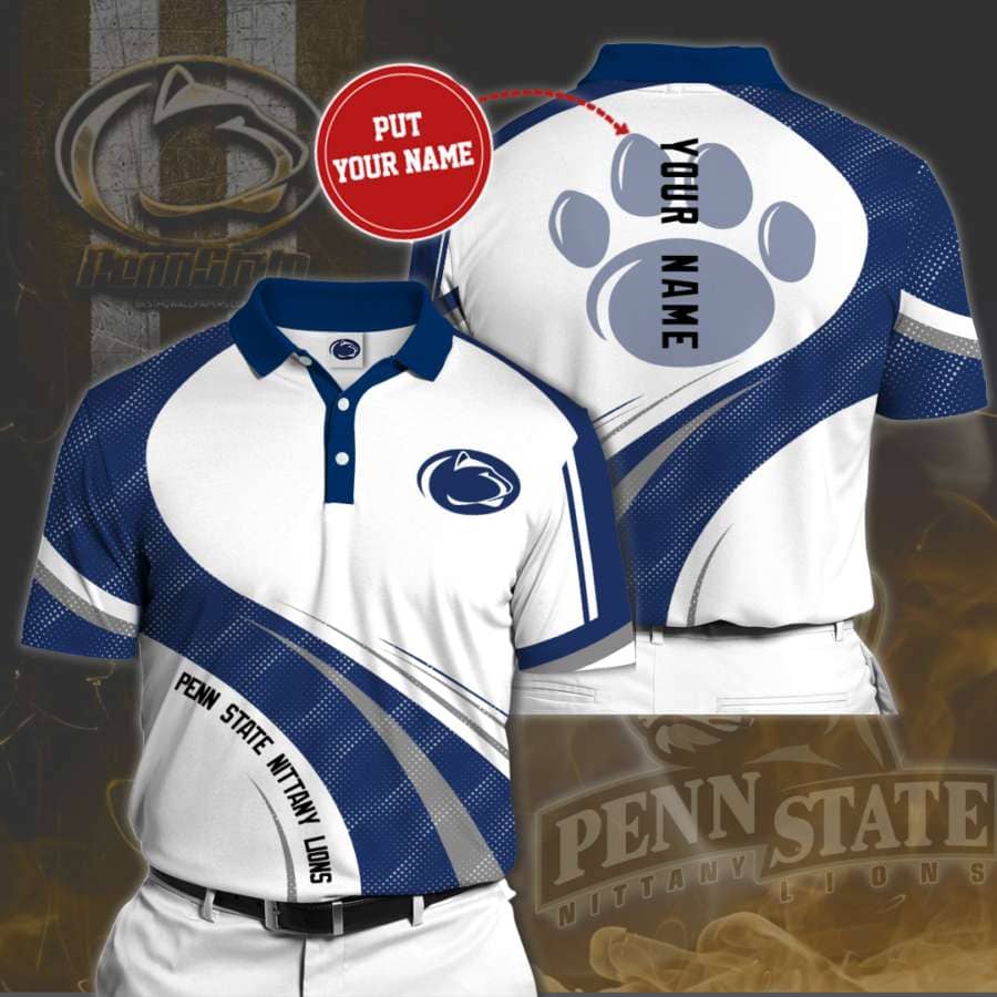 Personalized Penn State Nittany Lions No145 Polo Shirt