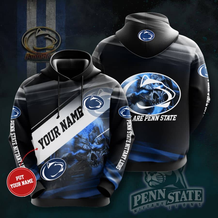 Personalized Penn State Nittany Lions No1558 Custom Hoodie 3D