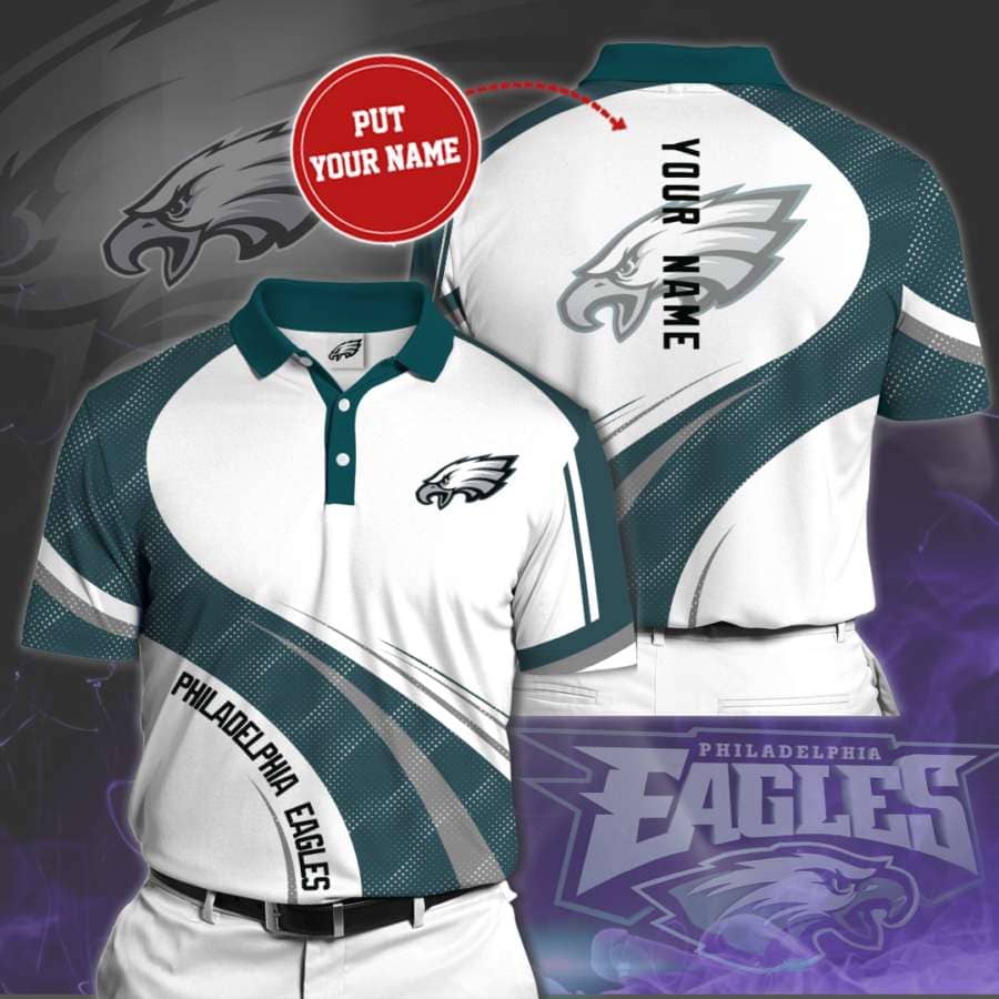 Personalized Philadelphia Eagles No141 Polo Shirt