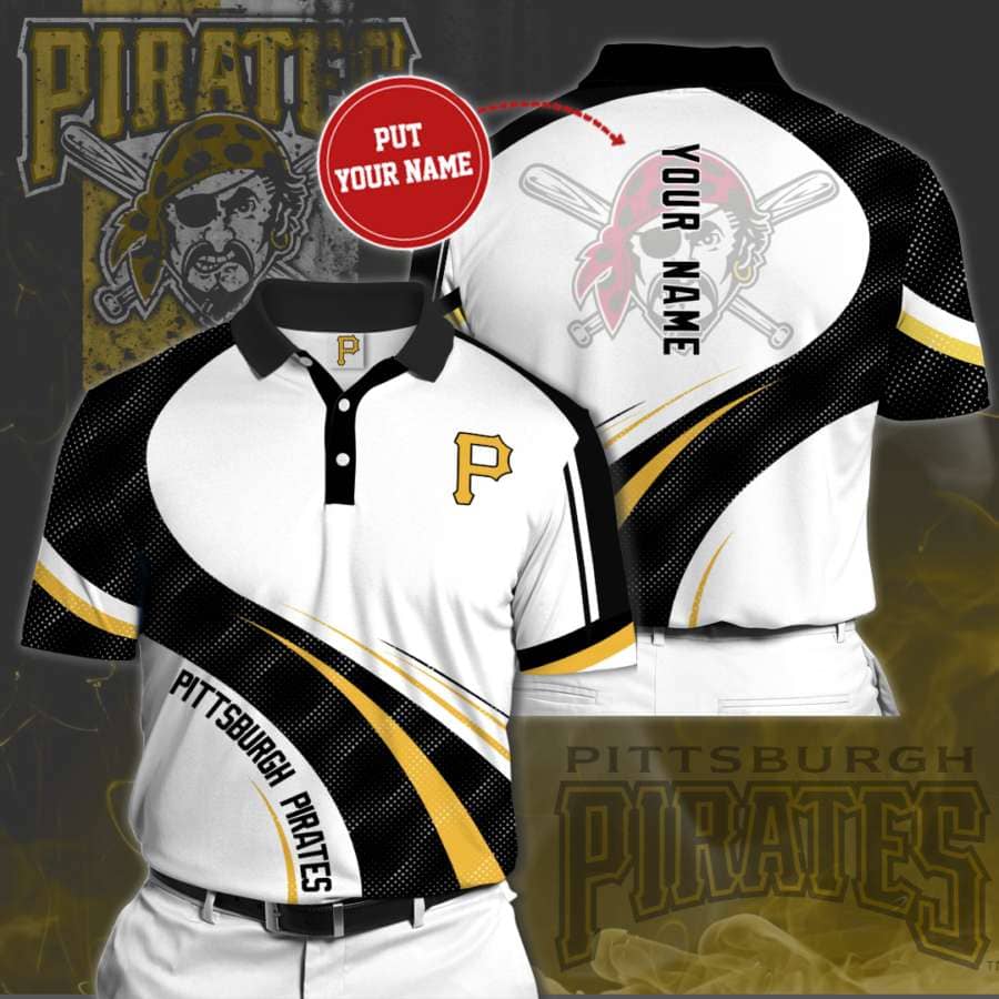 Personalized Pittsburgh Pirates No144 Polo Shirt