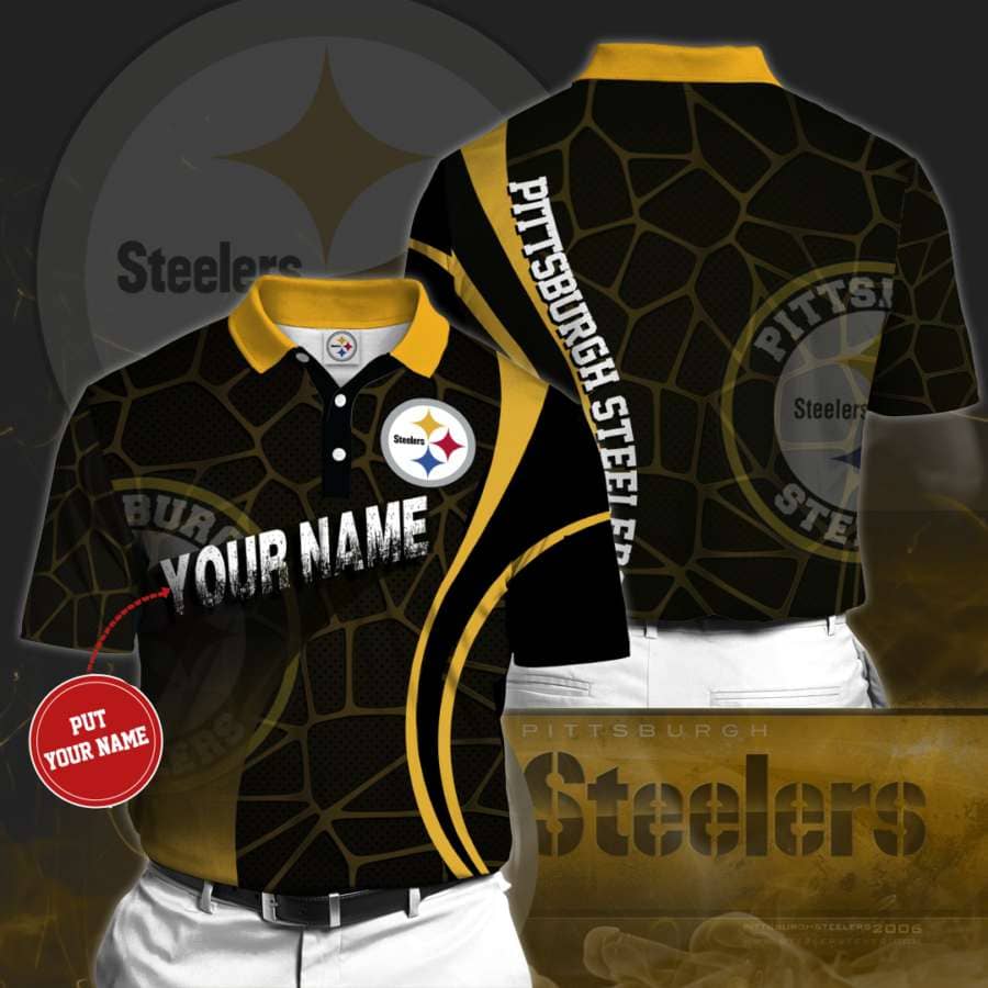 Personalized Pittsburgh Steelers No147 Polo Shirt
