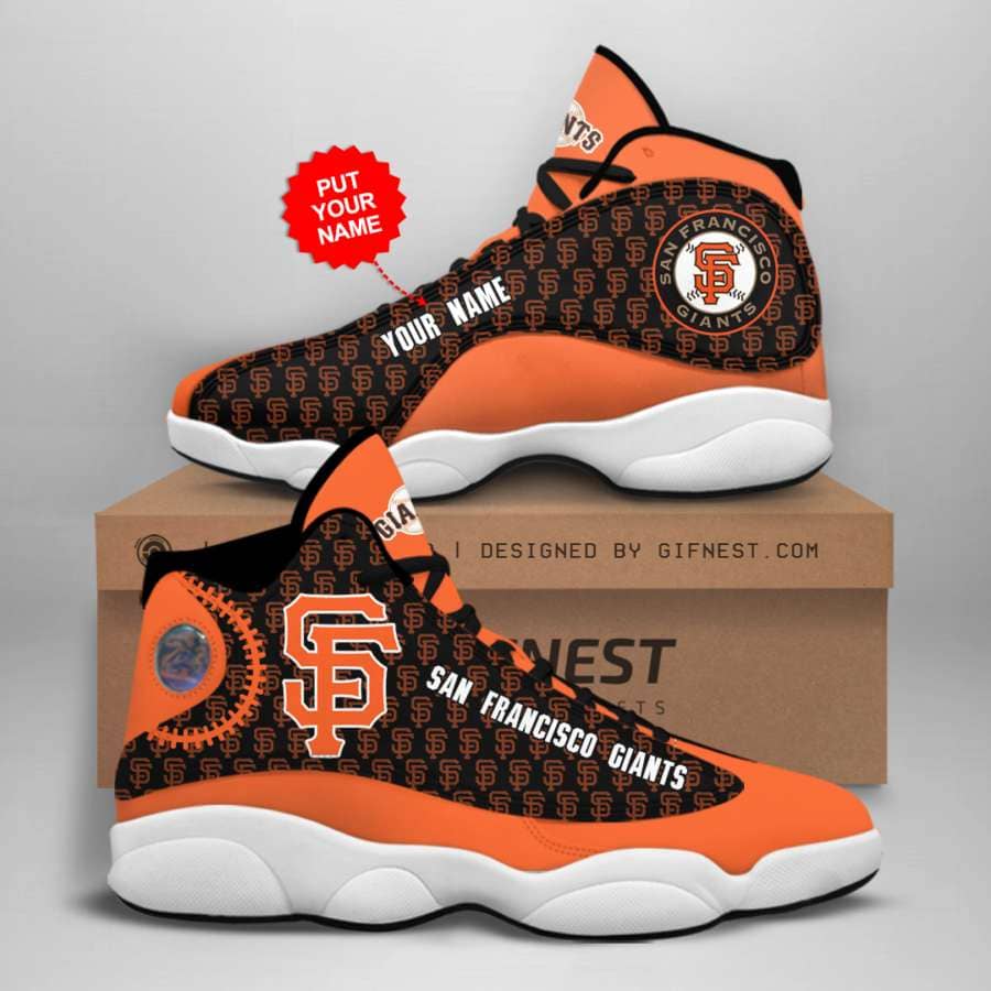 Personalized San Francisco Giants Custom No265 Air Jordan Shoes