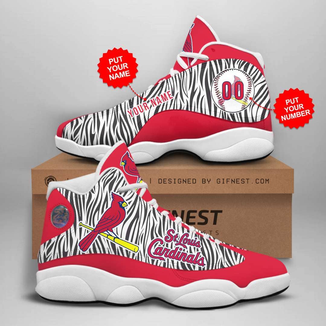 Personalized St. Louis Cardinals Custom No267 Air Jordan Shoes