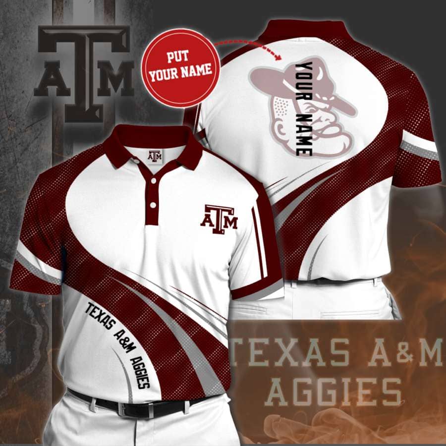 Personalized Texas A&m Aggies No172 Polo Shirt