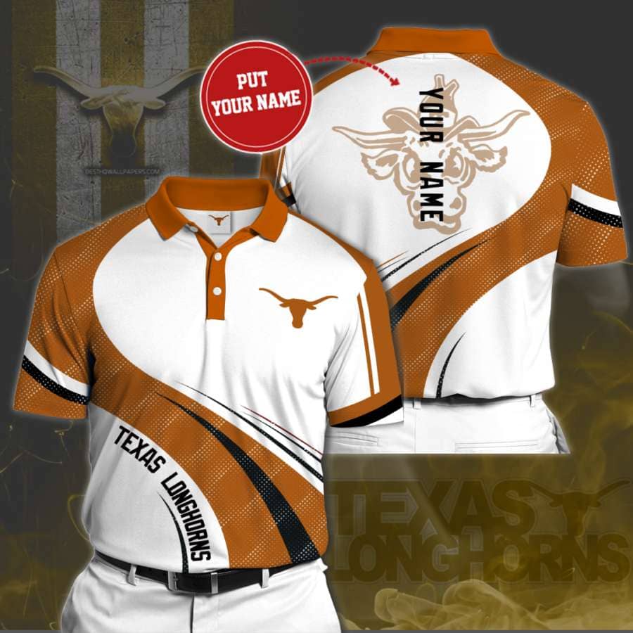 Personalized Texas Longhorns No177 Polo Shirt