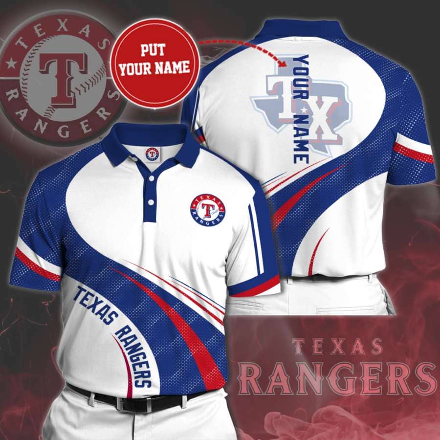 Personalized Texas Rangers No158 Polo Shirt