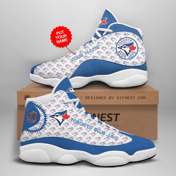 Personalized Toronto Blue Jays Custom No279 Air Jordan Shoes