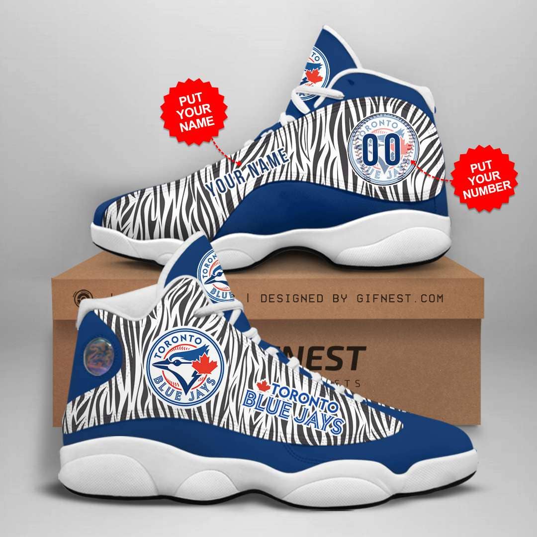 Personalized Toronto Blue Jays Custom No280 Air Jordan Shoes