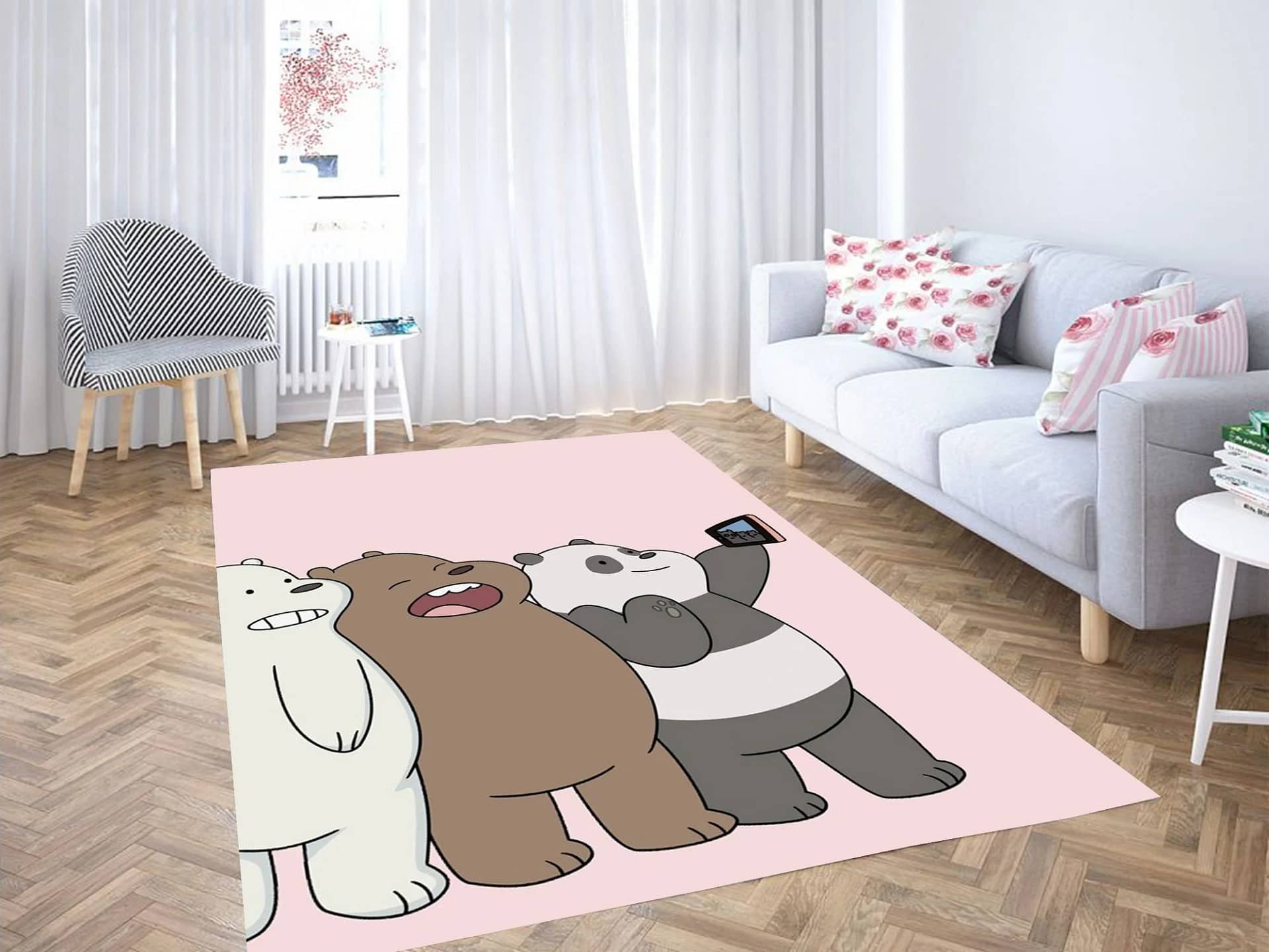 Photo We Bare Bears Carpet Rug