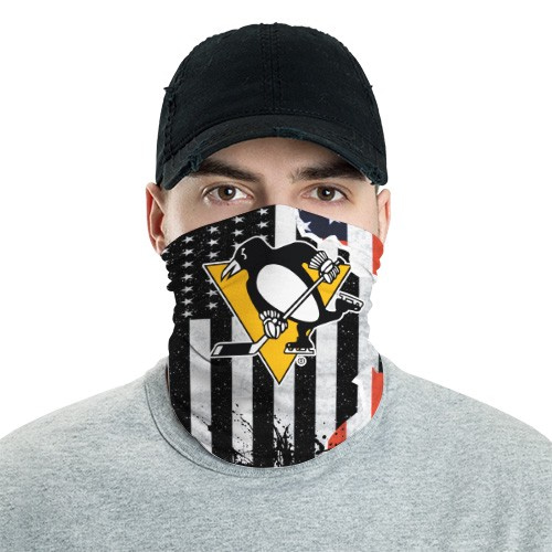 Pittsburgh Penguins 9 Bandana Scarf Sports Neck Gaiter No4112 Face Mask