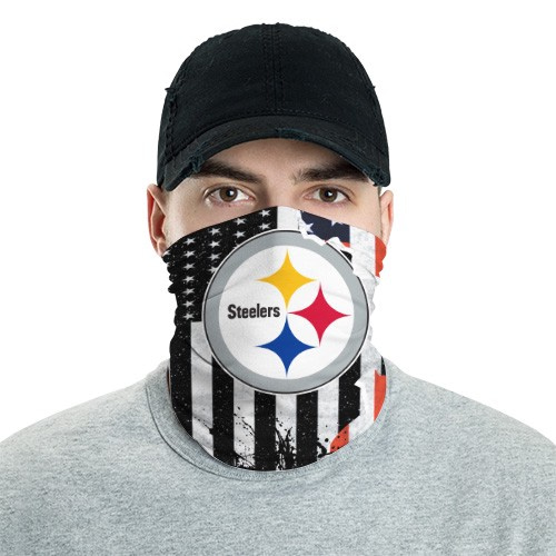 Pittsburgh Steelers 9 Bandana Scarf Sports Neck Gaiter No4126 Face Mask