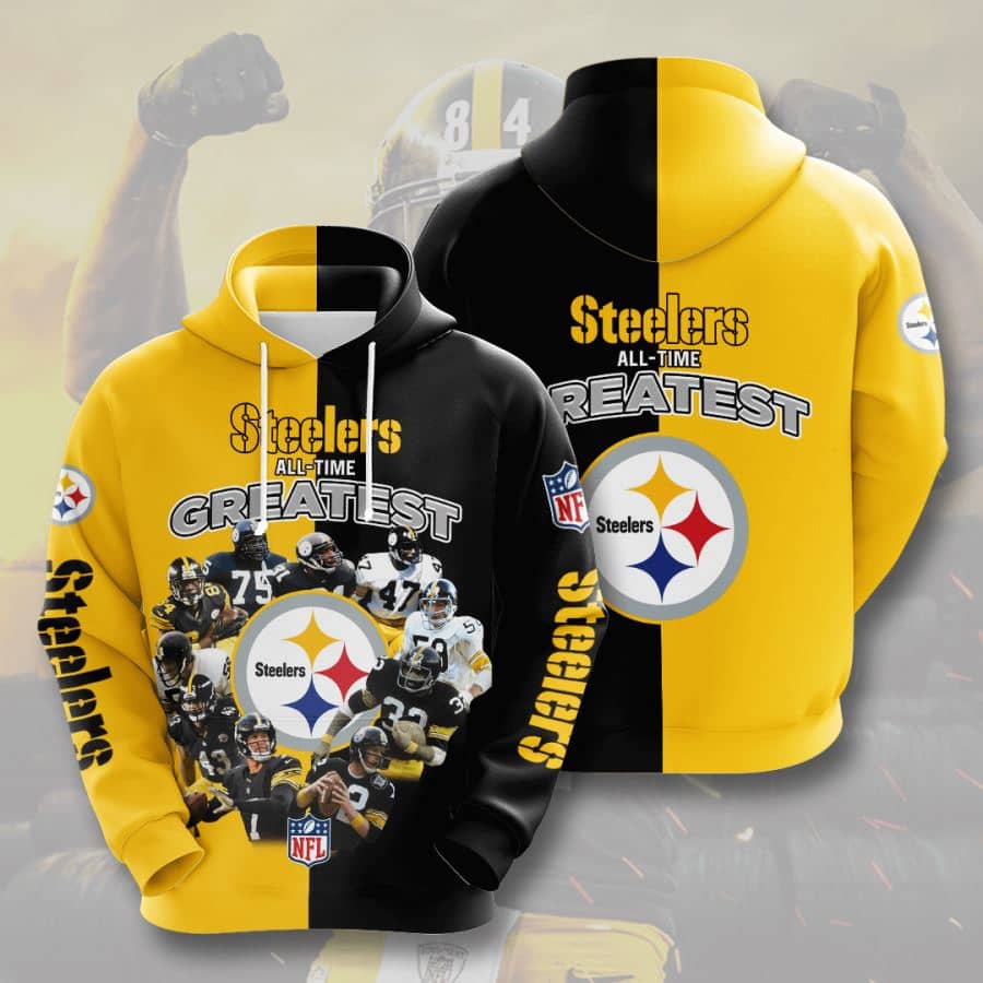 Pittsburgh Steelers No1668 Custom Hoodie 3D
