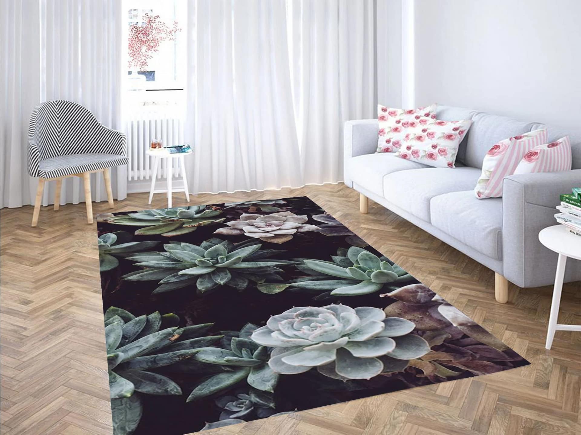 Plant Backgrounds Carpet Rug