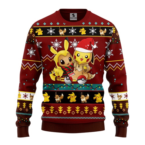 Pokemon Cute Noel Mc Christmas Ugly Sweater