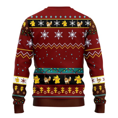 Inktee Store - Pokemon Cute Noel Mc Christmas Ugly Christmas Sweater Image