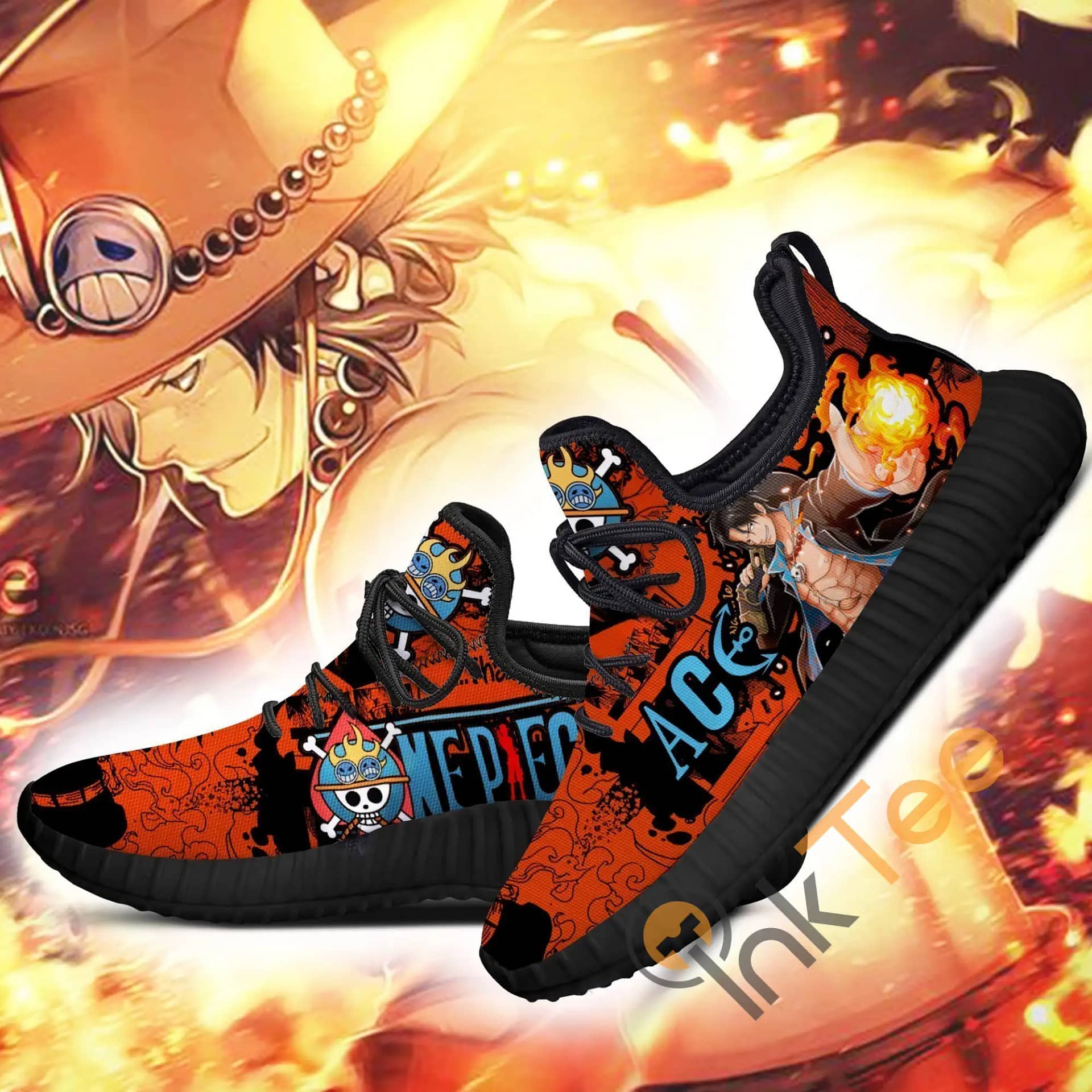 Portgas D. Ace One Piece Anime Amazon Reze Shoes