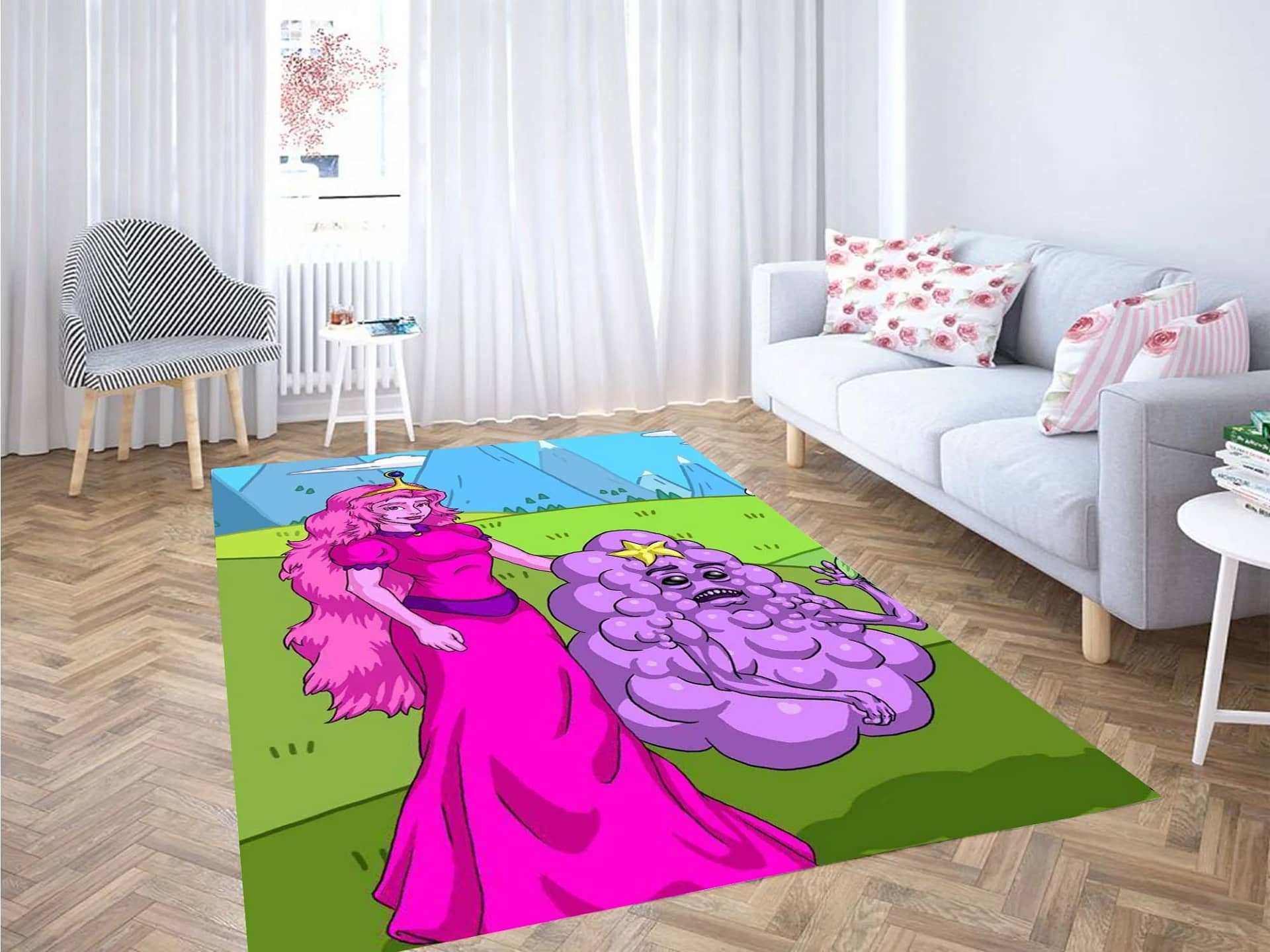 Princess Bubblegum Another Style Cartoon Carpet Rug
