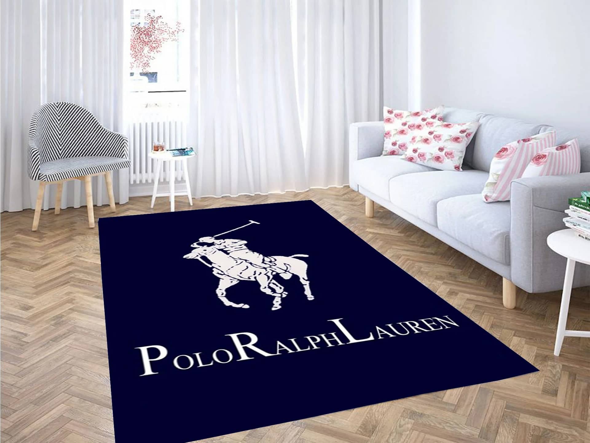 Ralph Lauren Polo Blue Carpet Rug