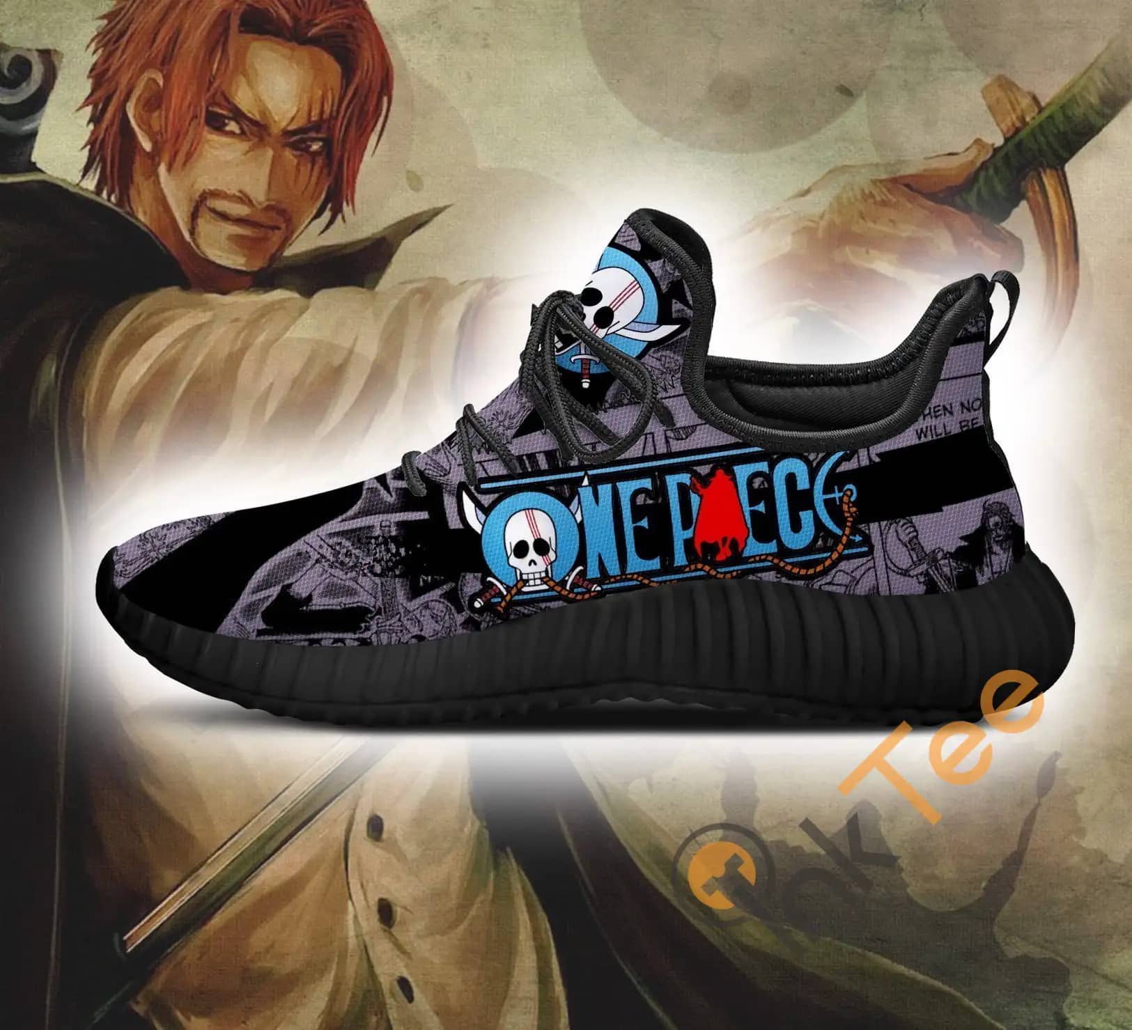 Inktee Store - Red Hair Shanks One Piece Anime Amazon Reze Shoes Image