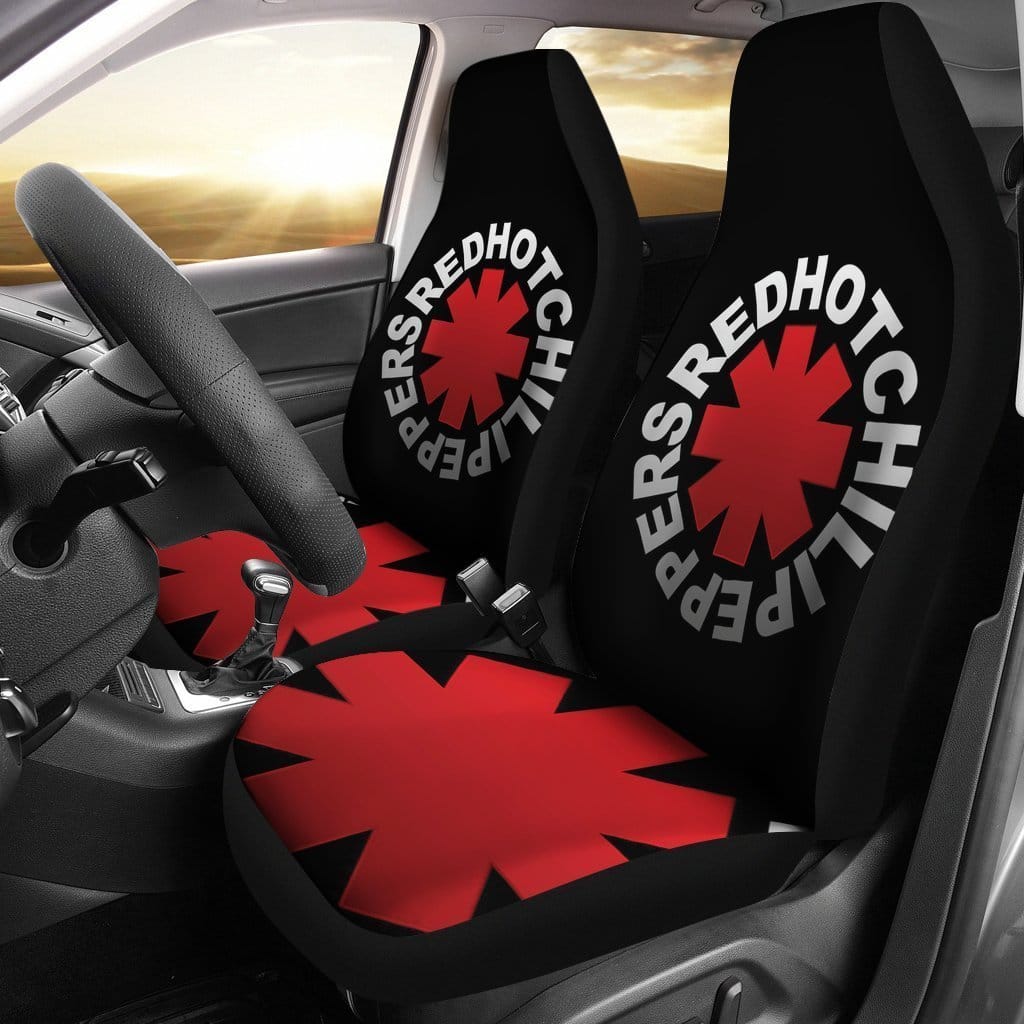 Red Hot Chili Peppers Logo Art Car Seat Covers