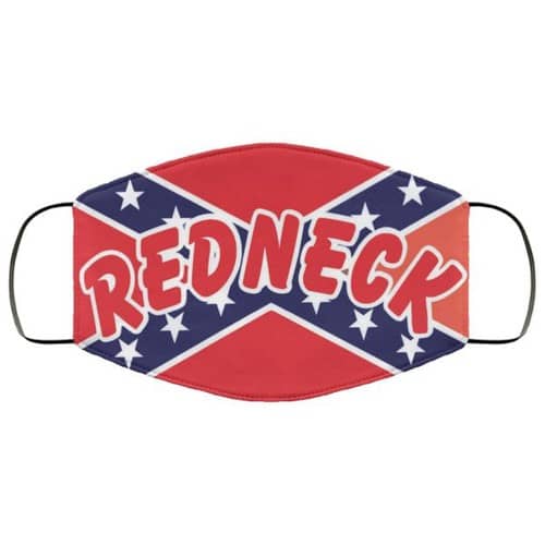 Redneck Flag Washable No4232 Face Mask