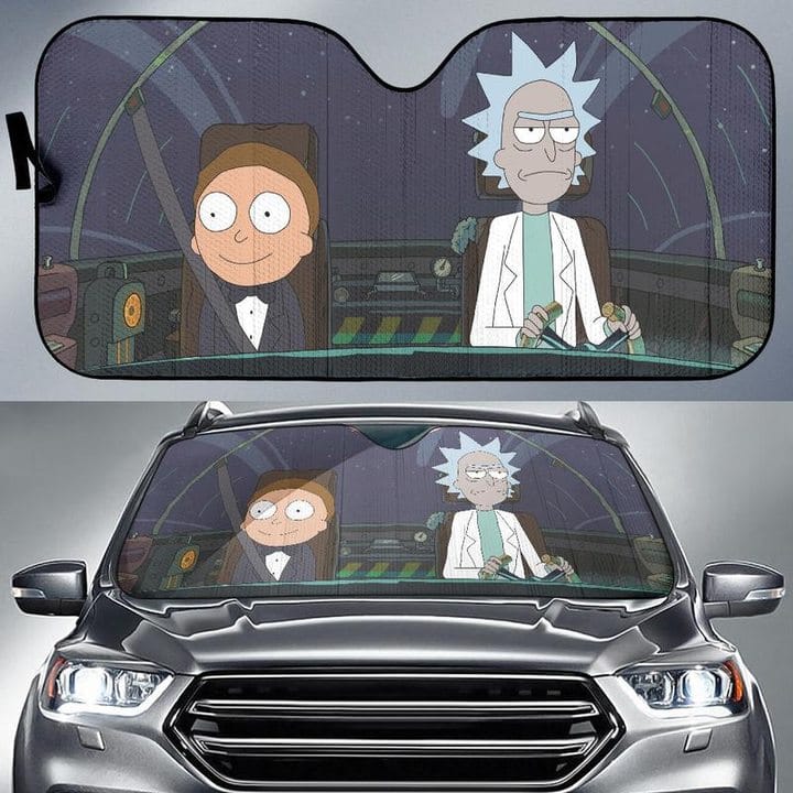 Rick And Morty 02 No 552 Auto Sun Shade