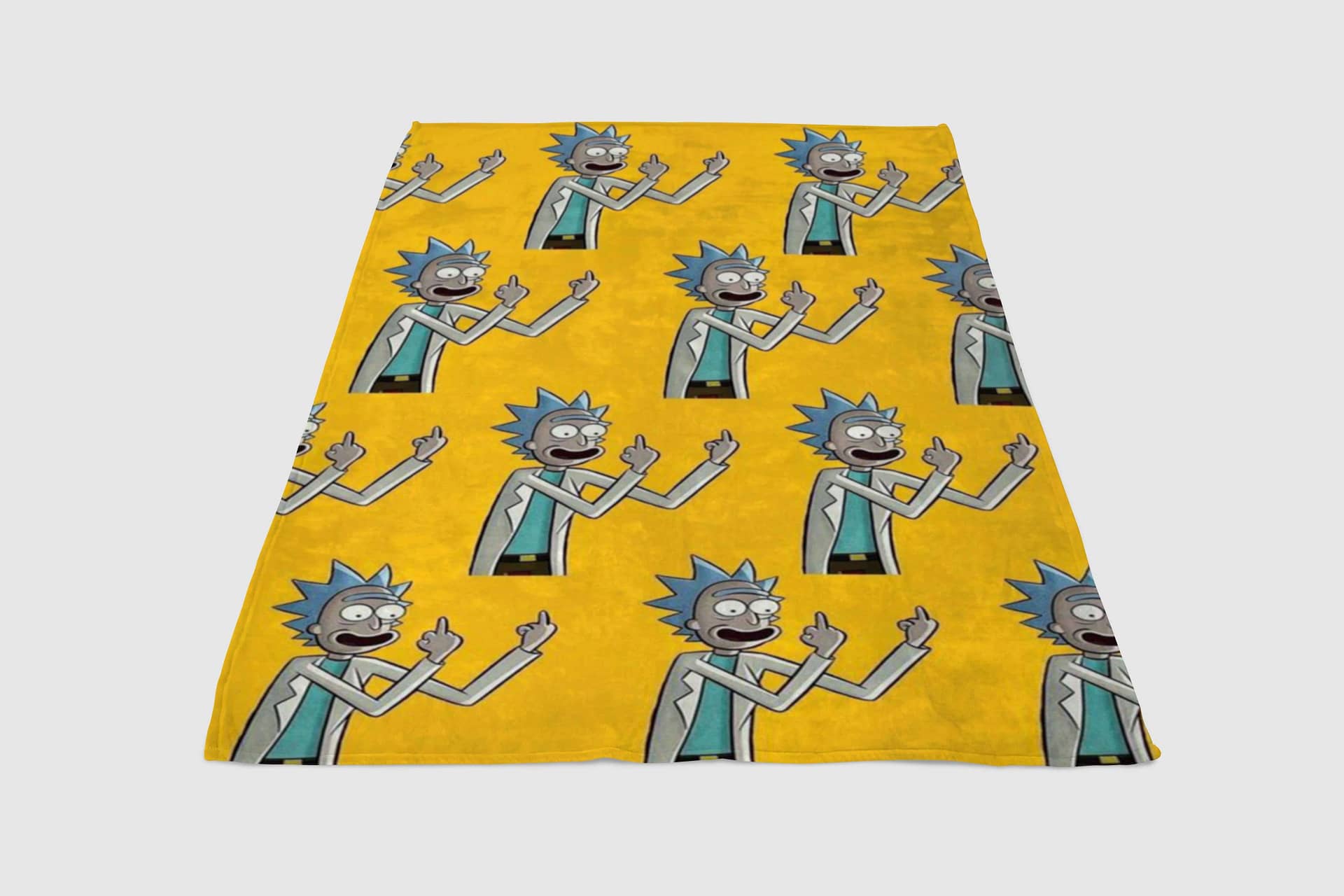 Rick And Morty Comic Fleece Blanket