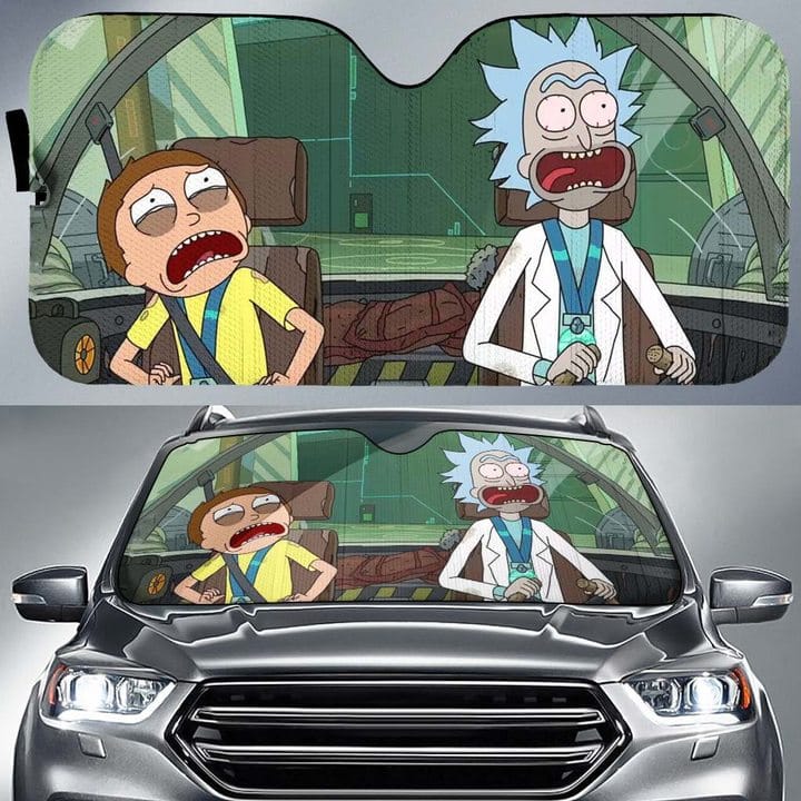 Rick And Morty No 557 Auto Sun Shade
