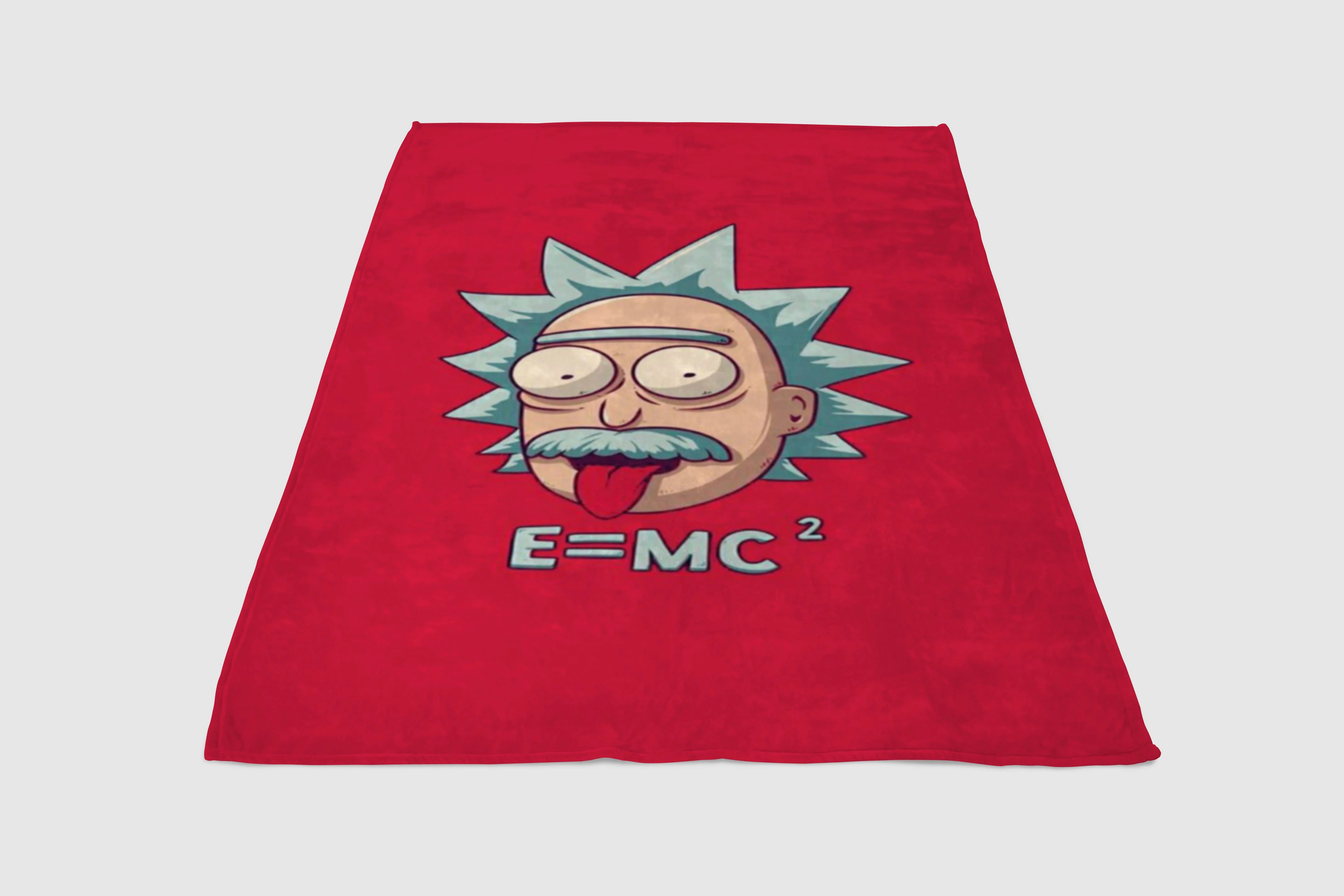 Rick And Morty Rick Einstein Fleece Blanket