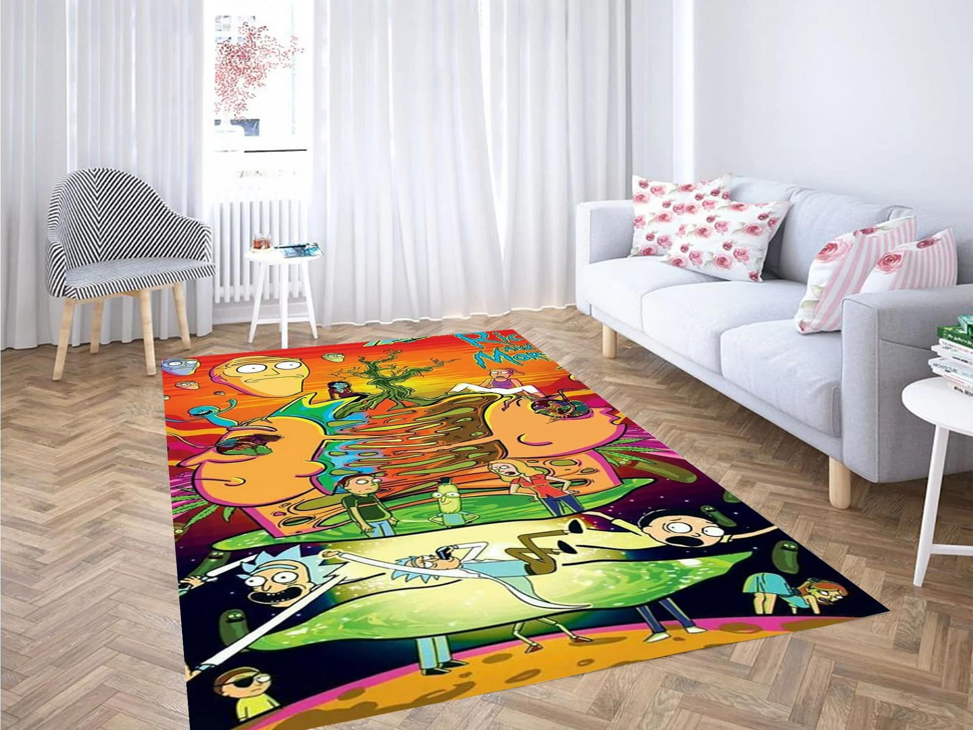 Rick And Morty Wallpapers Carpet Rug