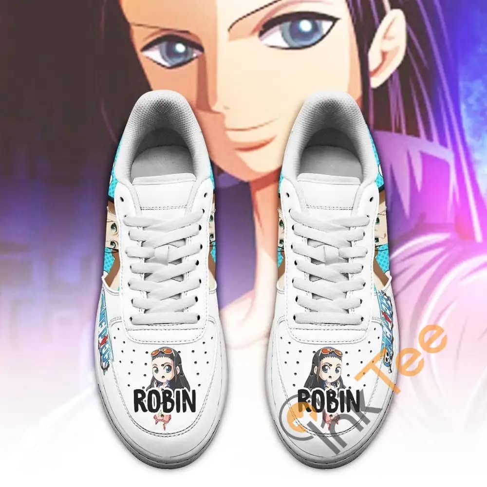 Robin Custom One Piece Anime Fan Amazon Nike Air Force Shoes
