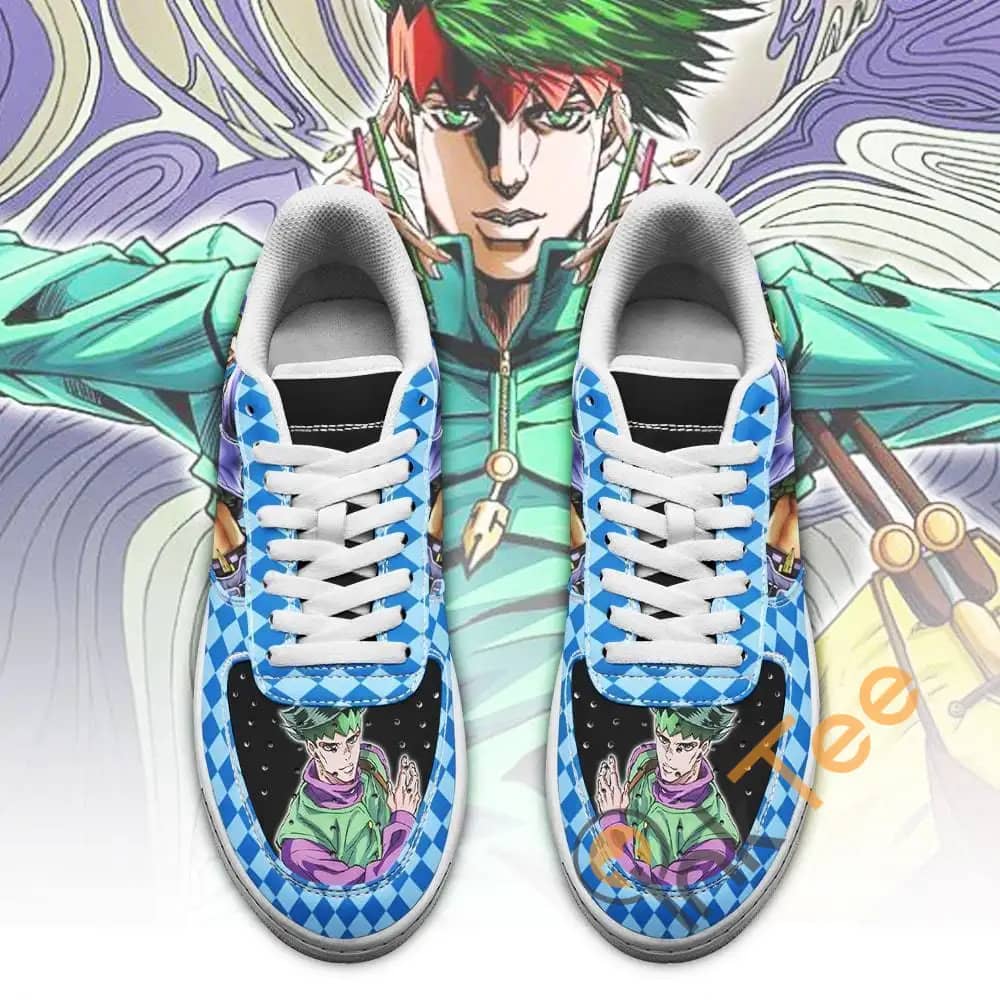 Rohan Kishibe Jojo Anime Fan Gift Idea Amazon Nike Air Force Shoes