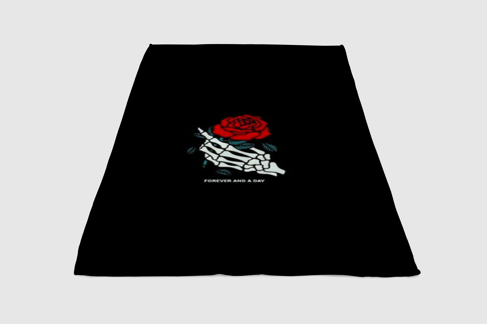 Rose Darkness Fleece Blanket
